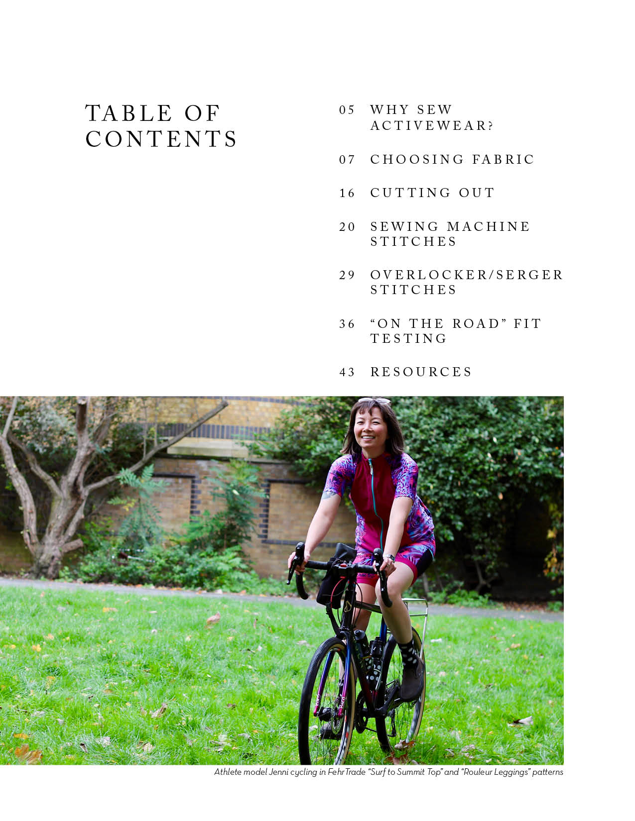 "Activewear Sewing For Beginners" eBook