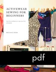 "Activewear Sewing For Beginners" eBook